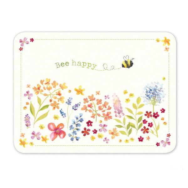 Zestaw 4 mat stołowych 29x21 cm Cooksmart ® Bee Happy