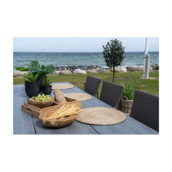 Maty stołowe z juty zestaw 4 szt. ø 38 cm Bombay – House Nordic-image-1