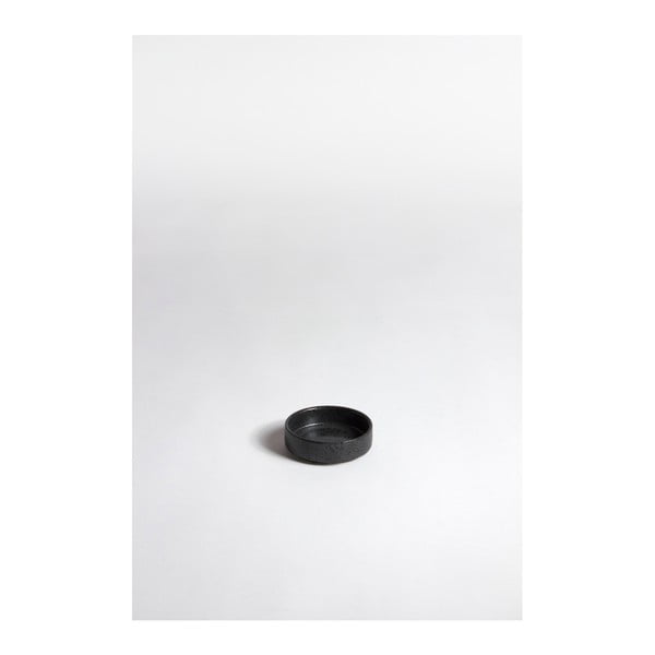 Czarna miska ceramiczna ComingB Coupelle Basse Granite Noir, ⌀ 8,5 cm