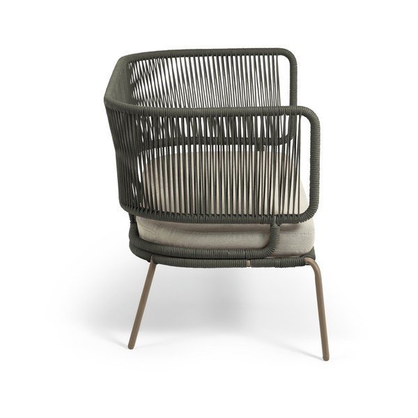 Zielona sofa ogrodowa ze stalową konstrukcją Kave Home Nadin-image-2
