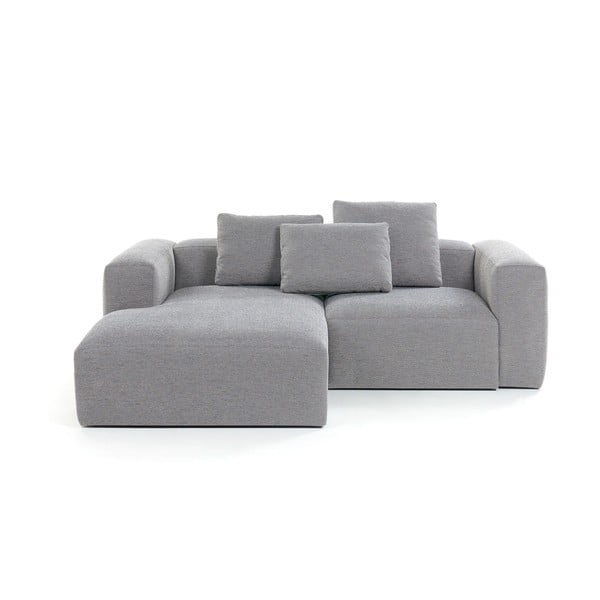 Jasnoszara poduszka na sofę La Forma 70x50 cm-image-2