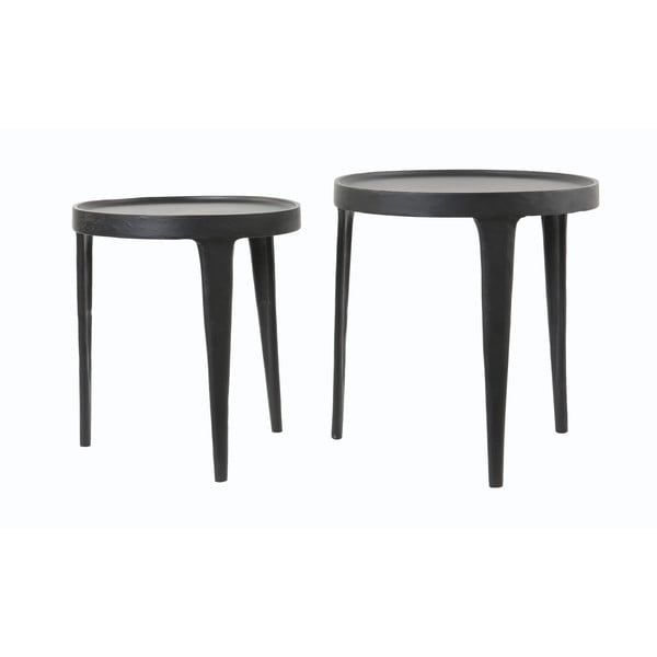 Okrągłe stoliki zestaw 2 szt. ø 43 cm Tobias – Light & Living-image-2