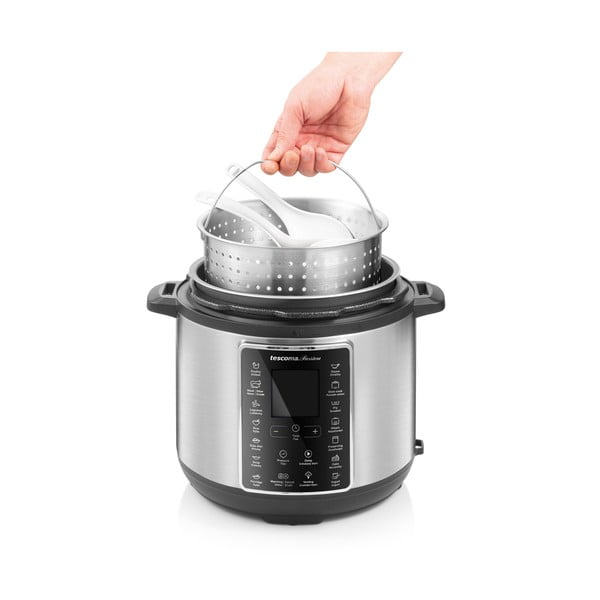 Elektryczny garnek ciśnieniowy – szybkowar ze stali nierdzewnej 5,5 l President – Tescoma-image-3