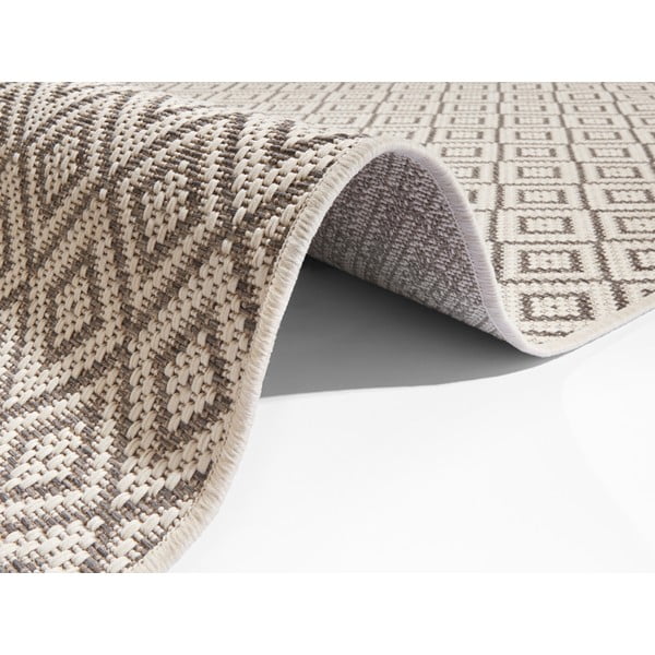 Beżowo-szary chodnik odpowiedni na zewnątrz Ragami Porto, 70x200 cm-image-1