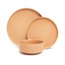 18-częściowy zestaw ceglastych naczyń z kamionki Bonami Selection Malia