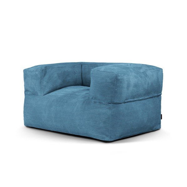 Niebieski sztruksowy worek do siedzenia MooG – SLOWDOWN