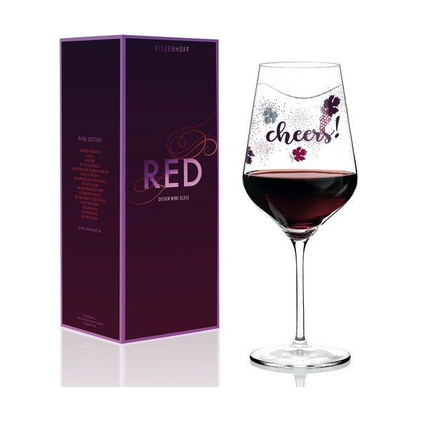 Kieliszek ze szkła kryształowego do czerwonego wina Ritzenhoff Lenka Kuhnertova, 580 ml-image-1