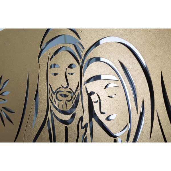 Dekoracja ścienna w kolorze złota Mauro Ferretti Nativity-image-3