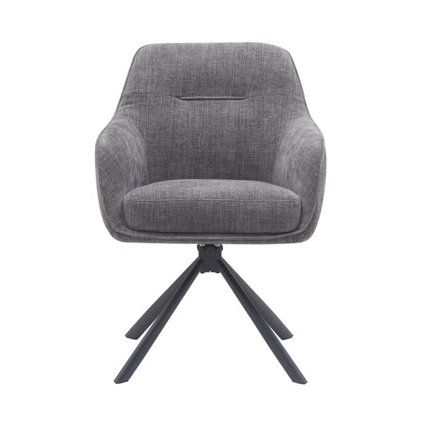 Szare tapicerowane fotele jadalniane zestaw 2 szt. Avola – Unique Furniture-image-1