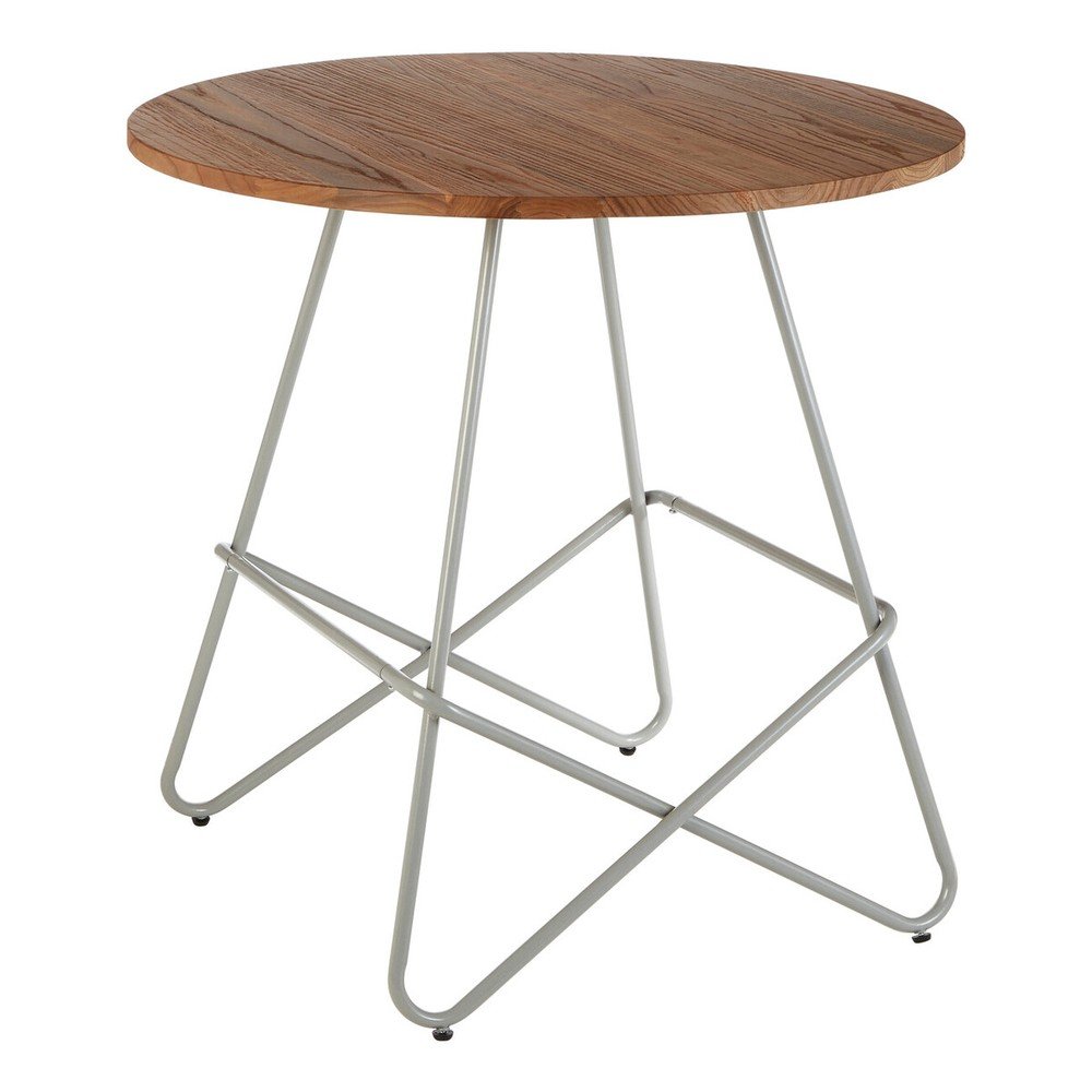 Okrągły stół z litego drewna wiązu ø 80 cm District – Premier Housewares