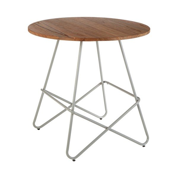 Okrągły stół z litego drewna wiązu ø 80 cm District – Premier Housewares
