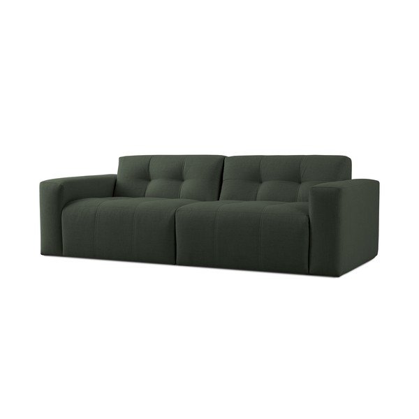 Ciemnozielona sofa 220 cm Maxel – Scandic-image-2