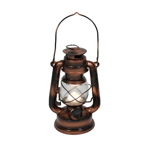 Lampion LED w kolorze brązu (wysokość 19 cm) – Hilight-image-3