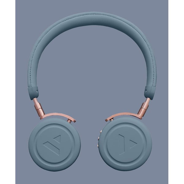 Niebieskie słuchawki bezprzewodowe VAIN STHLM Slate