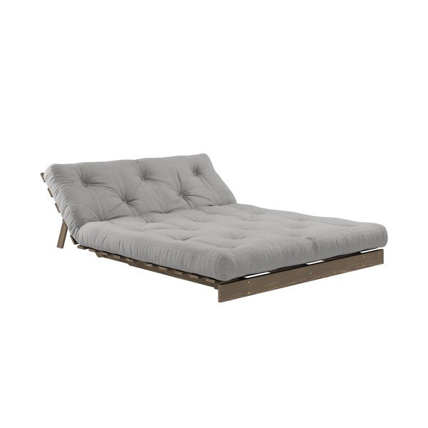 Szara rozkładana sofa 140 cm Roots – Karup Design-image-4