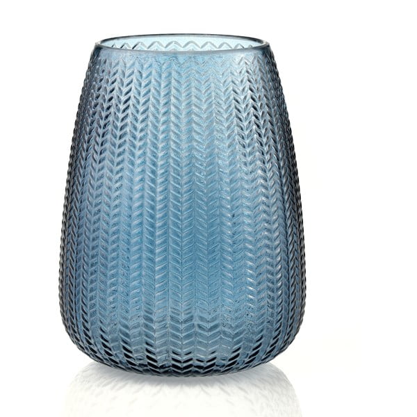 Niebieski szklany wazon (wysokość 24 cm) Sevilla – AmeliaHome