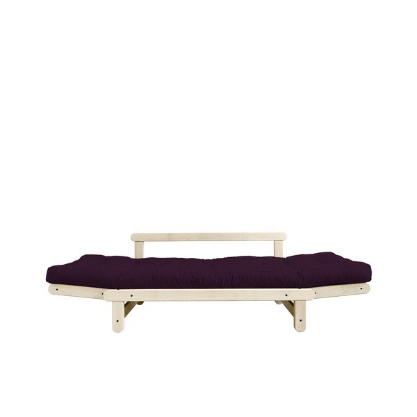 Sofa rozkładana Karup Beat Natural/Purple Plum-image-4