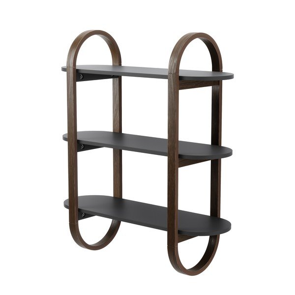 Czarna półka piętrowa w dekorze orzecha Bellwood – Umbra-image-3