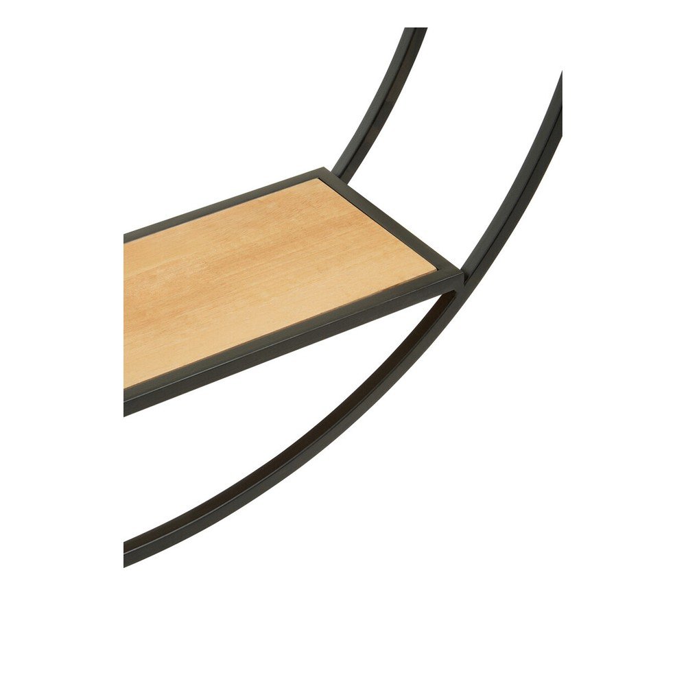 Czarna/w naturalnym kolorze wielopoziomowa metalowa półka 61 cm Mataram – Premier Housewares (zdjęcie 5)