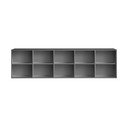 Antracytowy regał wiszący 220x61 cm Mistral – Hammel Furniture