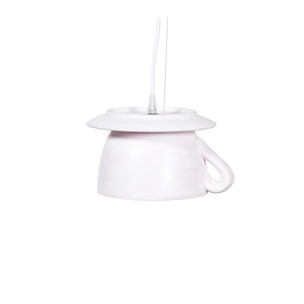 Biała ceramiczna lampa wisząca Creative Lightings Coffee Time