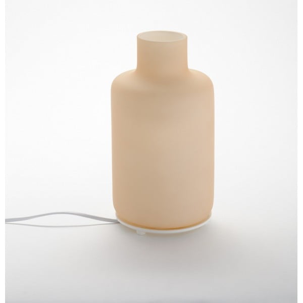 Lampa stołowa Bottle, beżowa