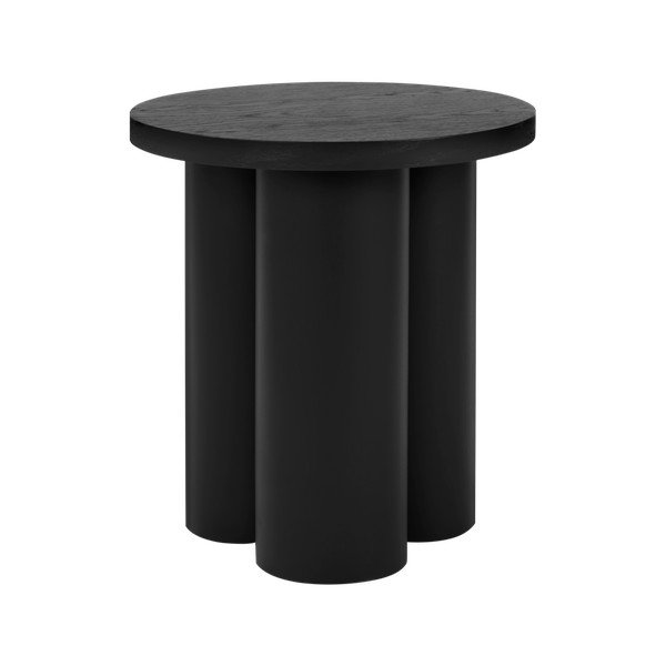 Czarny stołek Oly – noo.ma