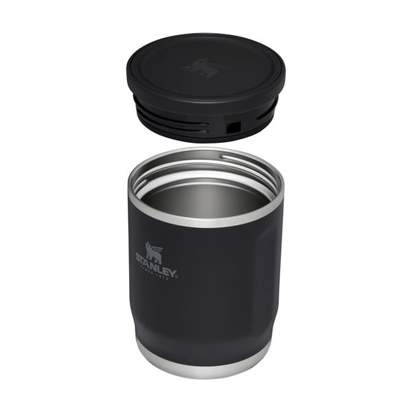 Czarny termos na jedzenie ze stali nierdzewnej 530 ml Adventure To-Go  Black – Stanley-image-2