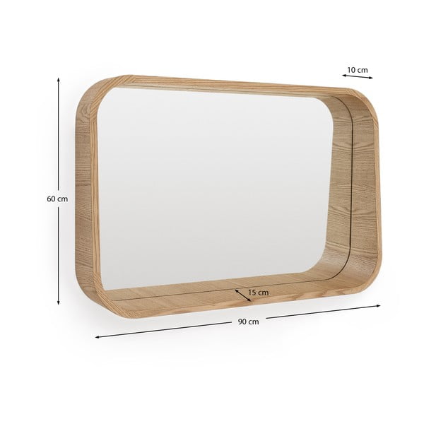 Lustro ścienne 90x60 cm Salaya – Kave Home-image-3