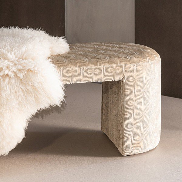 Beżowa tapicerowana ławka Jacob – WOOOD-image-3