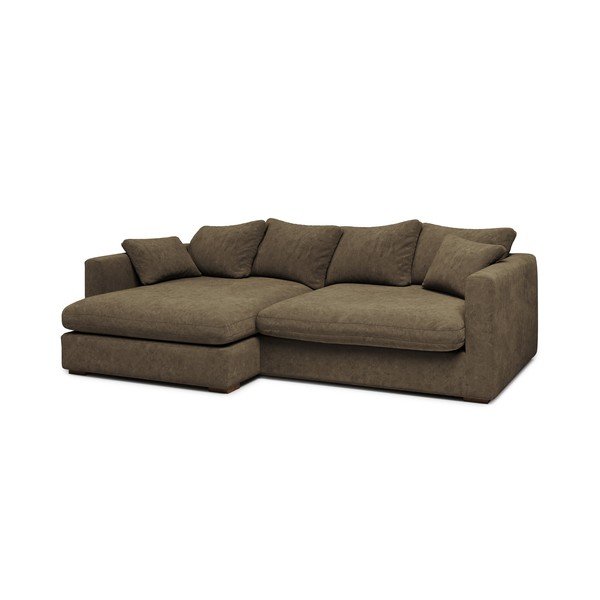 Jasnobrązowy szezlong Comfy – Scandic-image-1