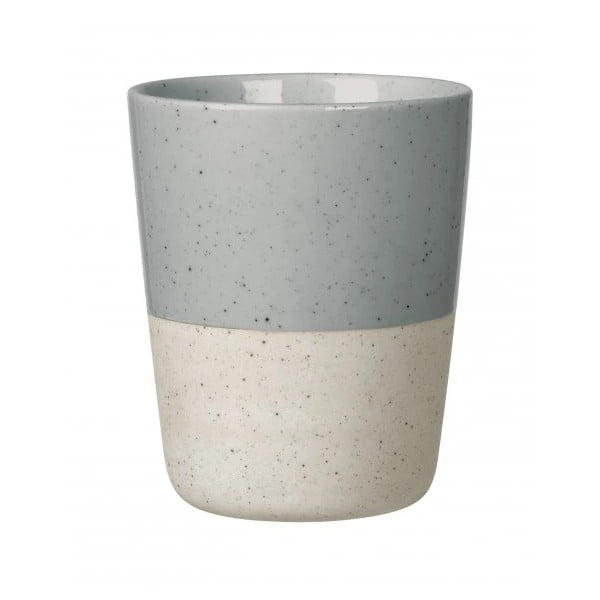 Szaro-beżowy ceramiczny kubek 250 ml Sablo – Blomus