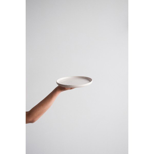 Jasnoróżowy kamionkowy mały talerz ÅOOMI Dust, ø 20 cm-image-3