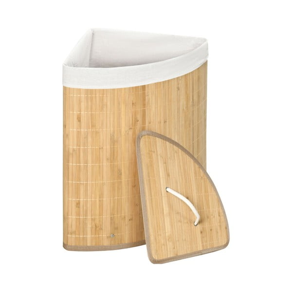 Bambusowy kosz na pranie w naturalnym kolorze 40 l Bamboo – Compactor
