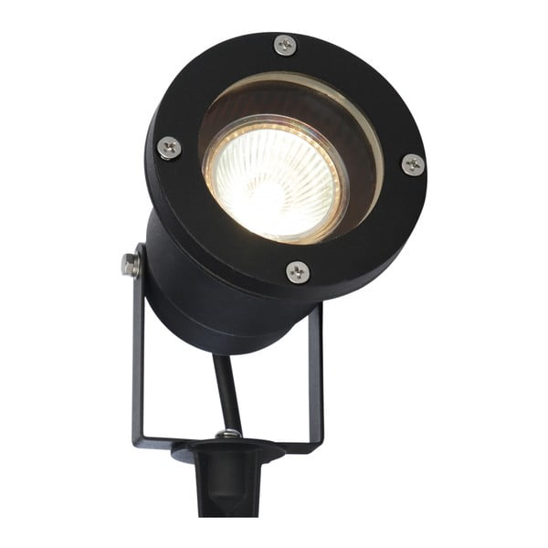 Czarna zewnętrzna lampa SULION Yuka, 29x9,2 cm