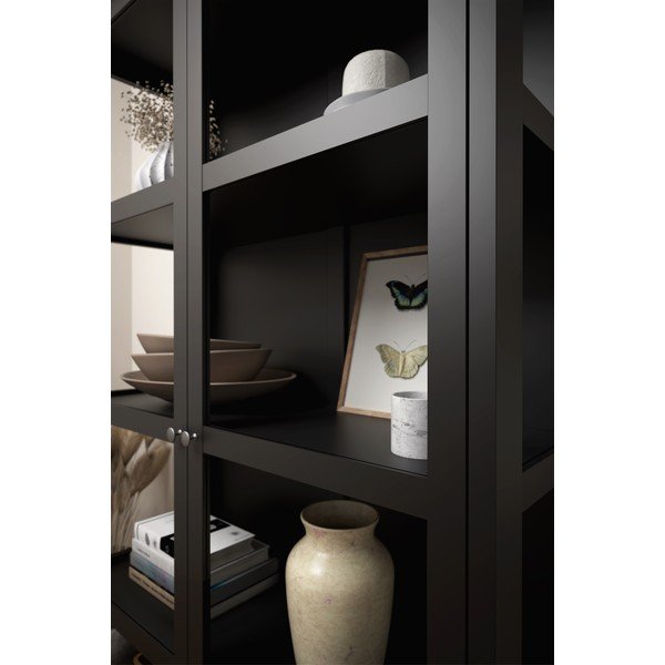 Czarna witryna 124x210 cm Excellent – Tvilum-image-1