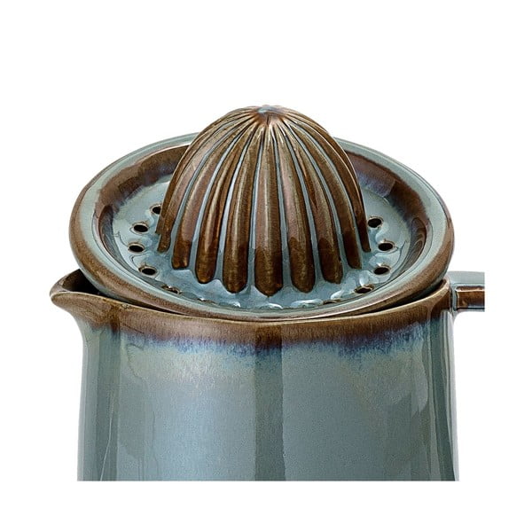 Zielony kamionkowy dzbanek z wyciskarką Bloomingville Pixie-image-2