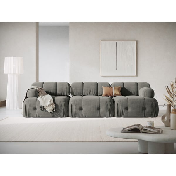 Szara sofa 288 cm Ferento – Cosmopolitan Design-image-2
