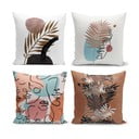 Zestaw 4 poszewek na poduszki Minimalist Cushion Covers Cesso, 45x45 cm