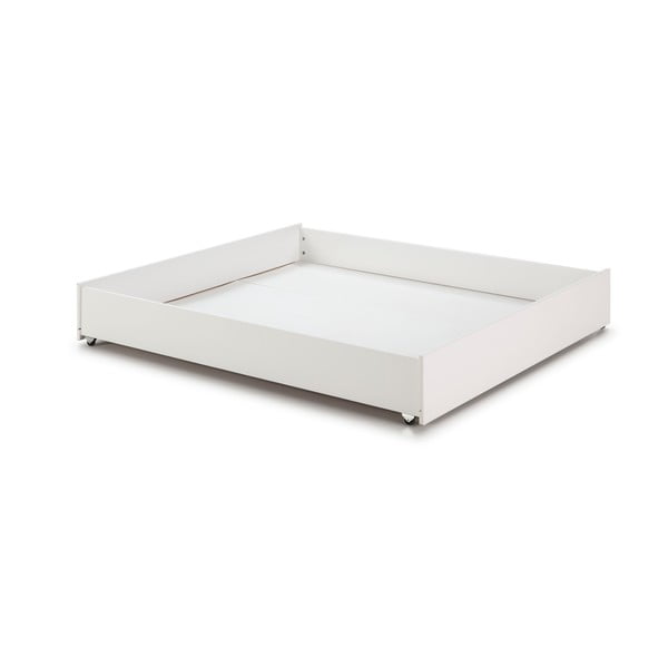 Biała szuflada pod łózko Marckeric Leba, 137x147 cm