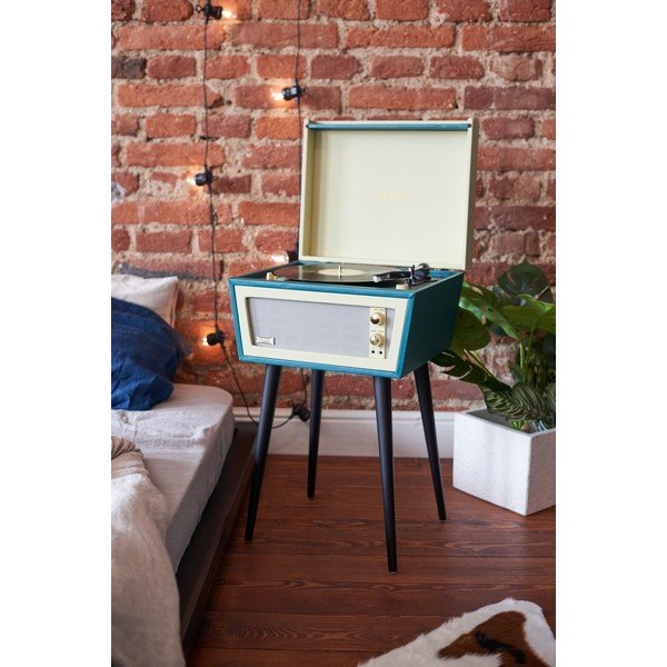 Zielony gramofon na nogach Crosley Sterling Green-image-1