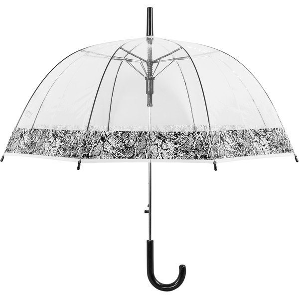 Przezroczysty automatyczny parasol odporny na wiatr Ambiance Snake Skin, ⌀ 84 cm