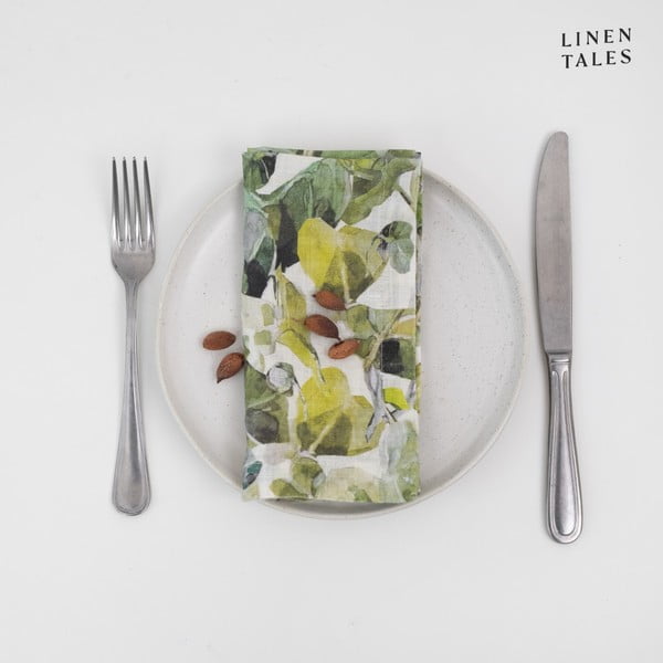 Serwetki zestaw 2 szt. lniane Lotus – Linen Tales-image-2