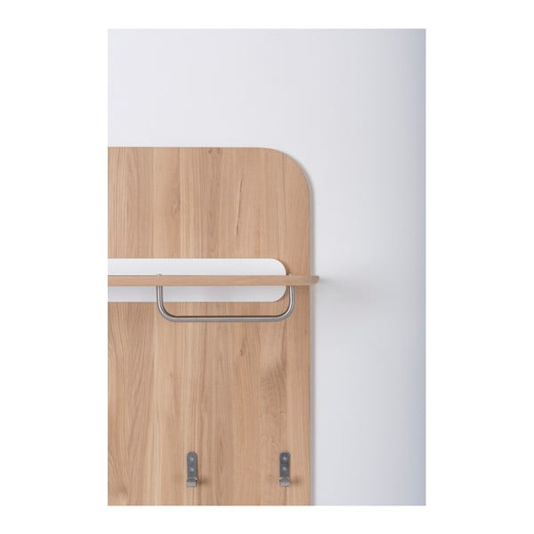 Wieszak na płaszcze z drewna dębowego Gazzda Ena-image-3