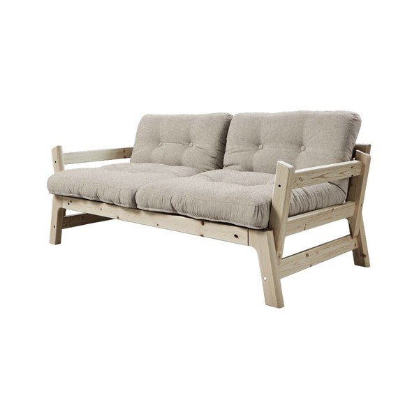 Sofa rozkładana Karup Design Step Natural Clear/Linen Beige-image-3