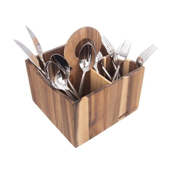 Drewniany stojak na przybory kuchenne Wooden – Orion-image-4