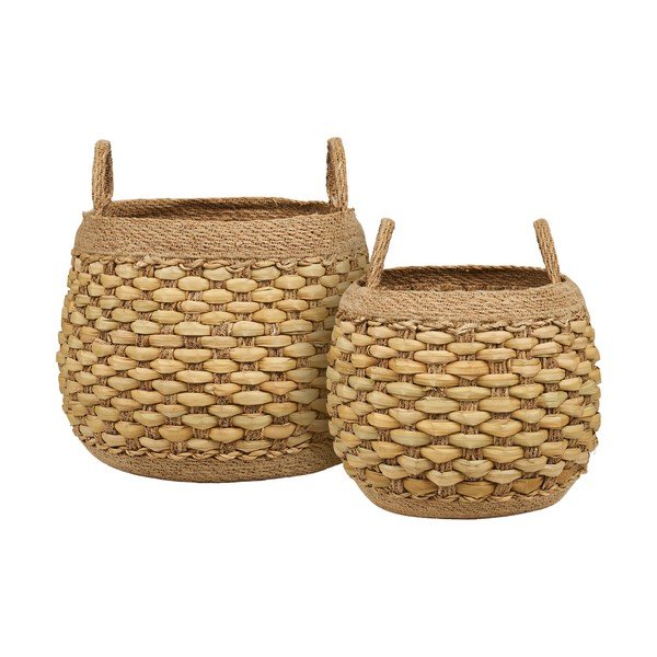 Doniczki zestaw 2 szt. z trawy morskiej ø 38,5 cm Strahan – House Nordic-image-3