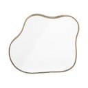 Lustro ścienne w ramie w kolorze złota Bloomingville Abigail, 79 x 68,5 cm