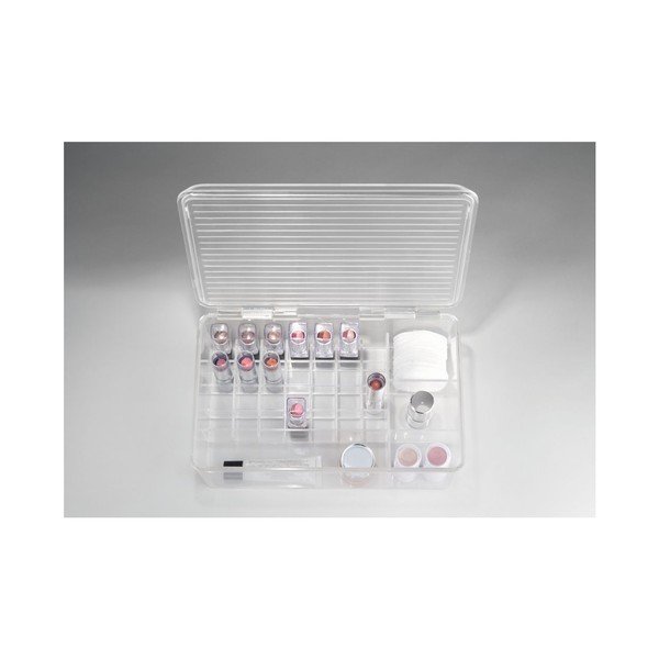 Organizer InterDesign Clarity Lipstick & Cosmetic Box, 27,5x18,5x9,5 cm-image-4