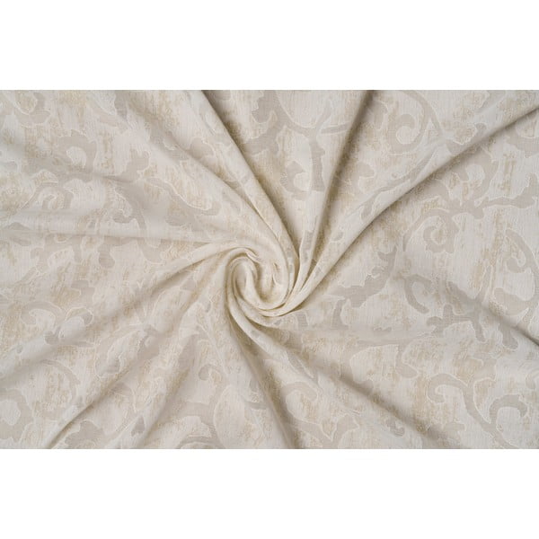 Beżowa firanka 140x260 cm Baroque – Mendola Fabrics